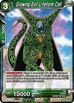 Image for Growing Evil Lifeform Cell (BT2-086) (DBS-B02) - Dragon Ball Super: Masters