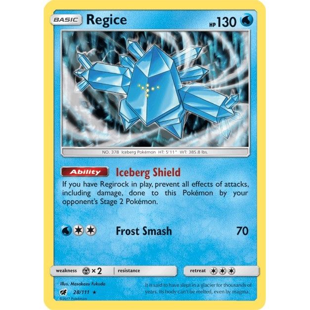 Image for Regice (28/111) (SM04) - Pokemon