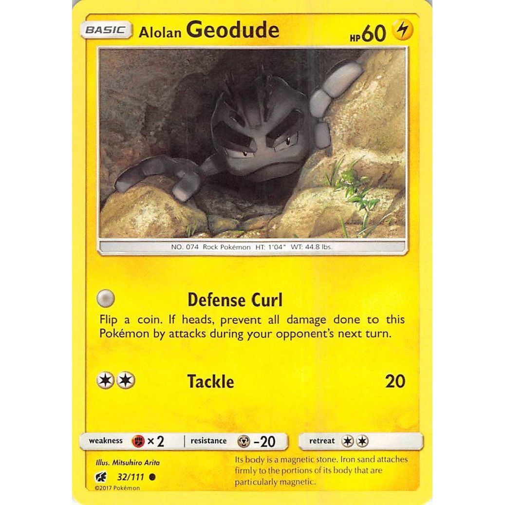 Image for Alolan Geodude (32/111) (SM04) - Pokemon