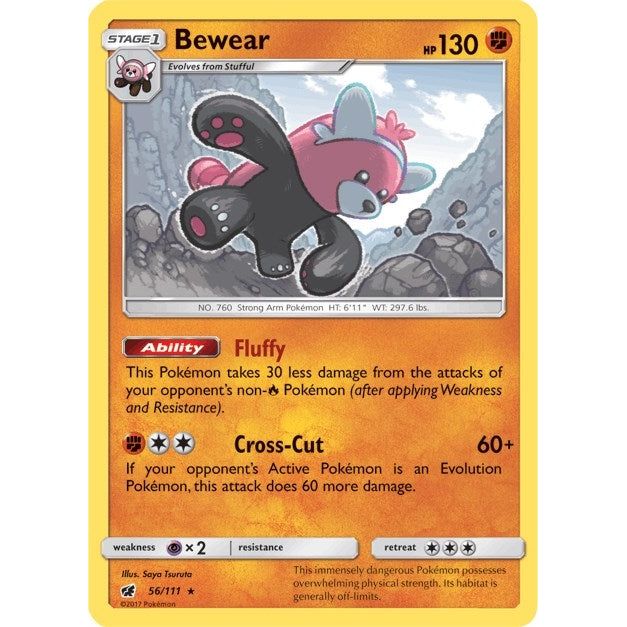 Image for Bewear (56/111) (SM04) - Pokemon