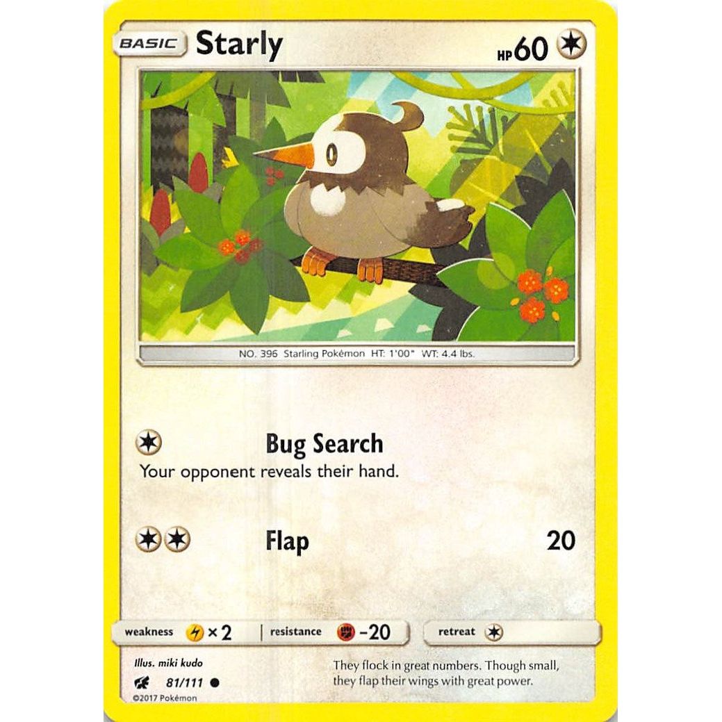 Image for Starly (81/111) (SM04) - Pokemon