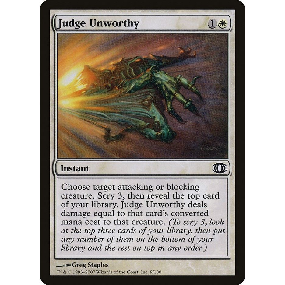 Image for Judge Unworthy (9) (FUT) - Magic: The Gathering