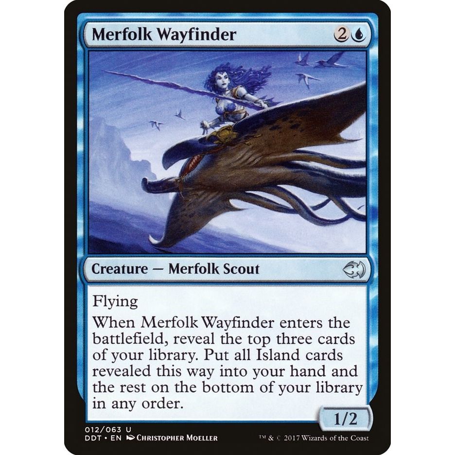 Image for Merfolk Wayfinder (12) (DDT) - Magic: The Gathering