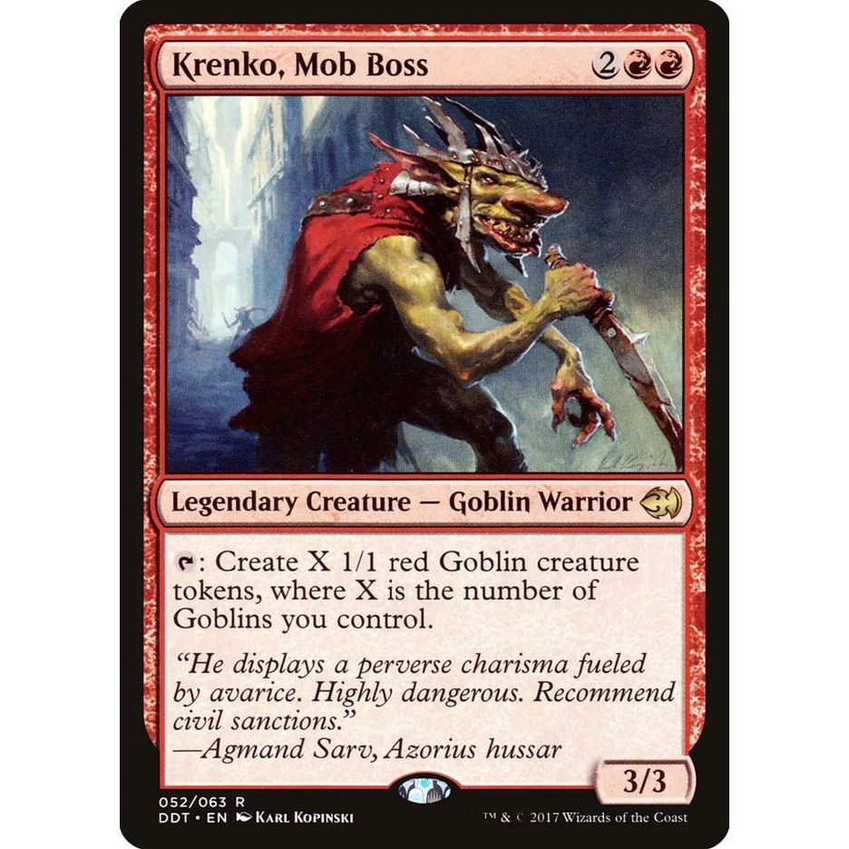 Image for Krenko, Mob Boss (52) (DDT) - Magic: The Gathering