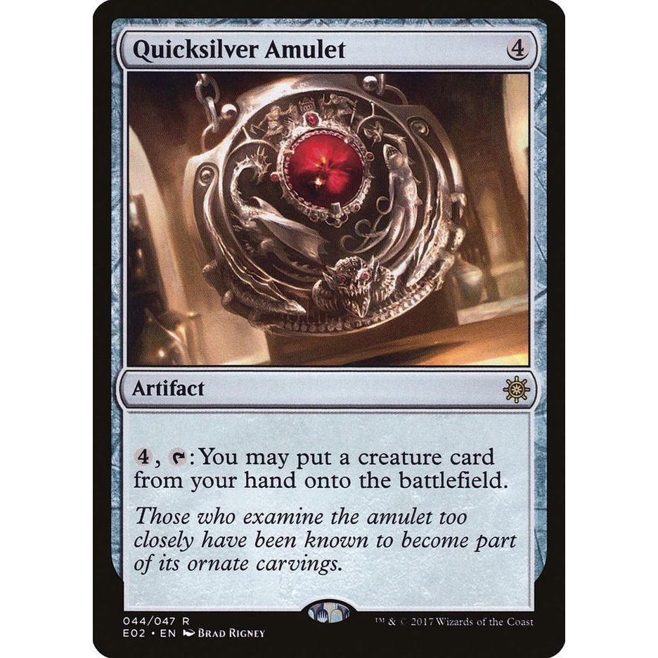 Image for Quicksilver Amulet (44) (E02) - Magic: The Gathering