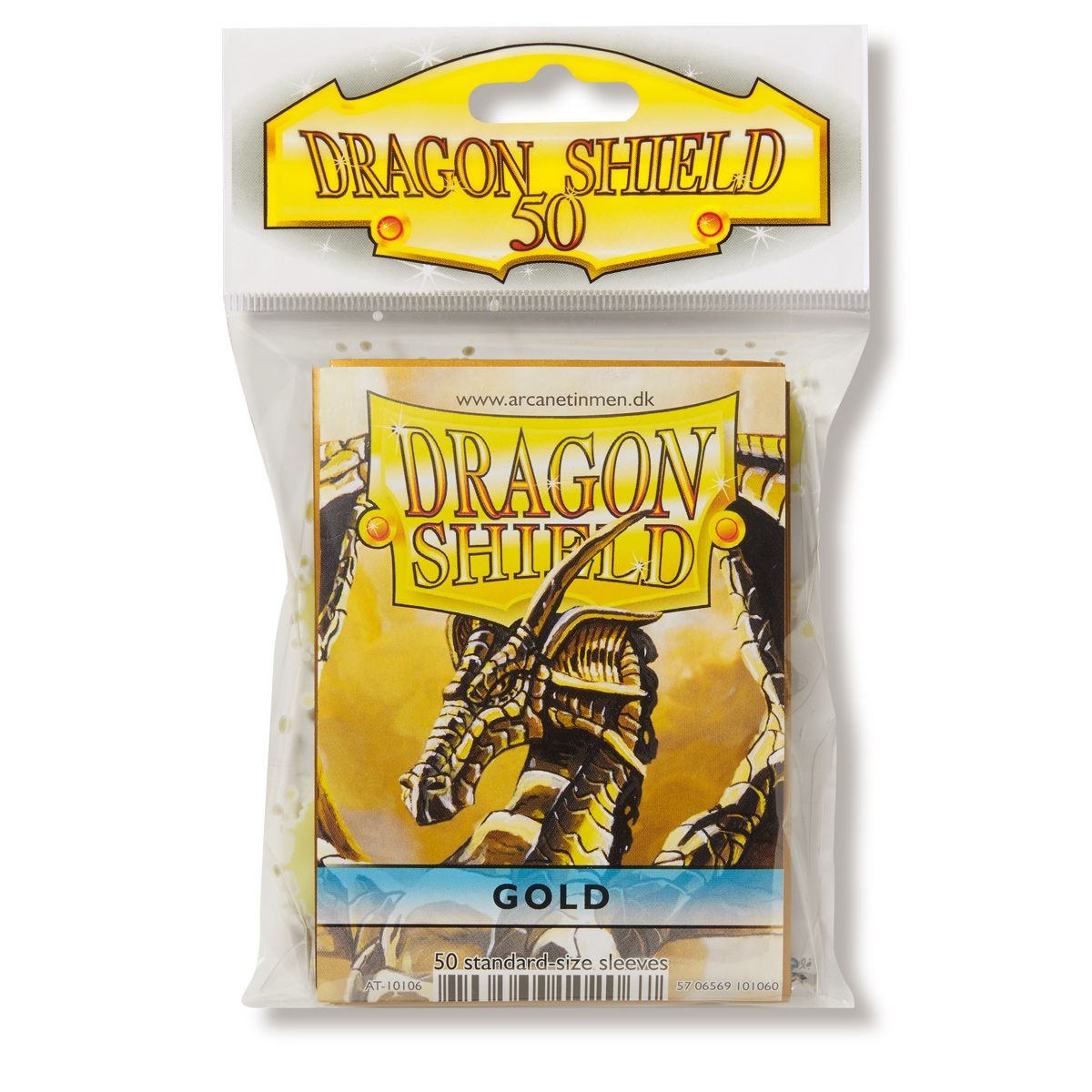Image for Dragon Shield Classic - Gold (50-Pack) - Card Sleeves
