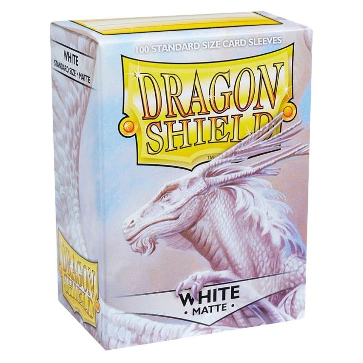 Image for Dragon Shield Matte Sleeves - White (100-Pack) - Card Sleeves