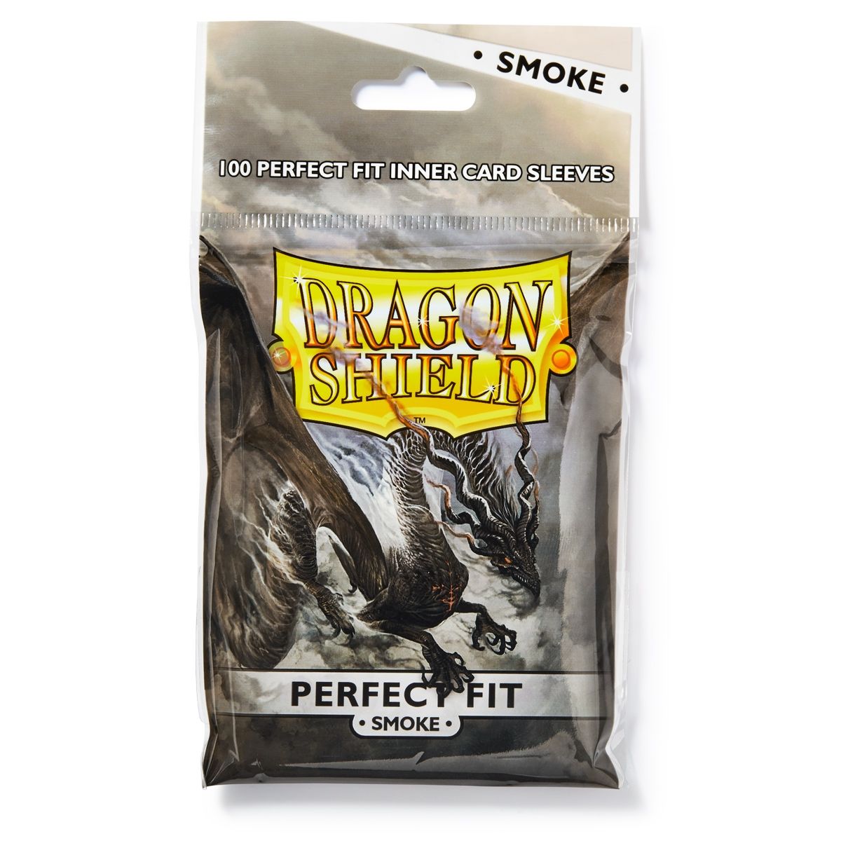 Image for Dragon Shield Perfect Fit - Clear/Smoke (100-Pack) - Card Sleeves