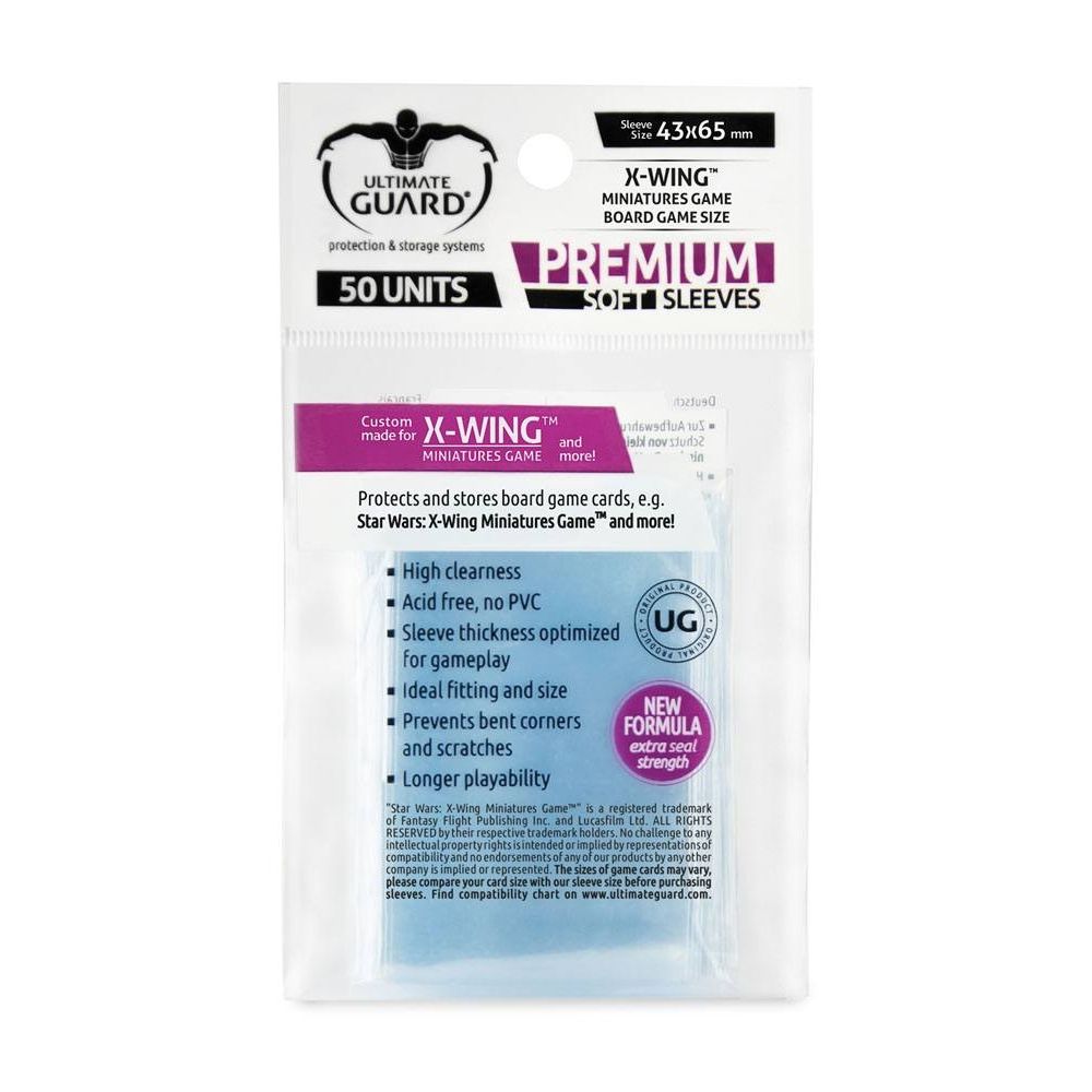 Image for Gloss Sleeve - Premium Soft Sleeves for Board Game Cards (50-Pack) - Card Sleeves