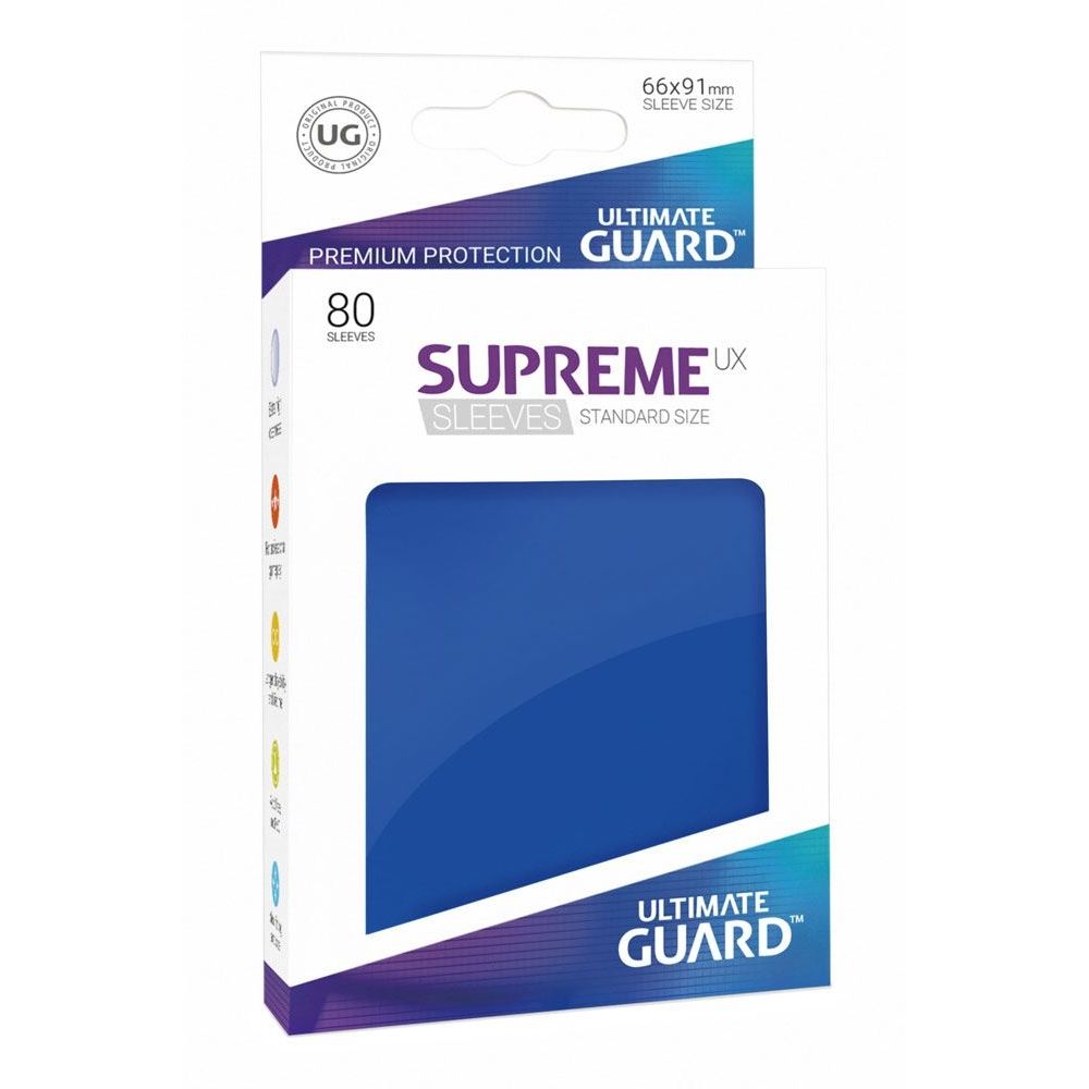 Image for Gloss Sleeve - Supreme UX Sleeves Blue (80-Pack) - Card Sleeves
