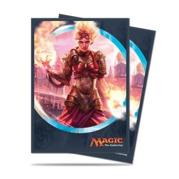 Image for Kaladesh Chandra, Torch of Defiance Standard Deck Protector sleeves for Magic (80-Pack) - Card Sleeves
