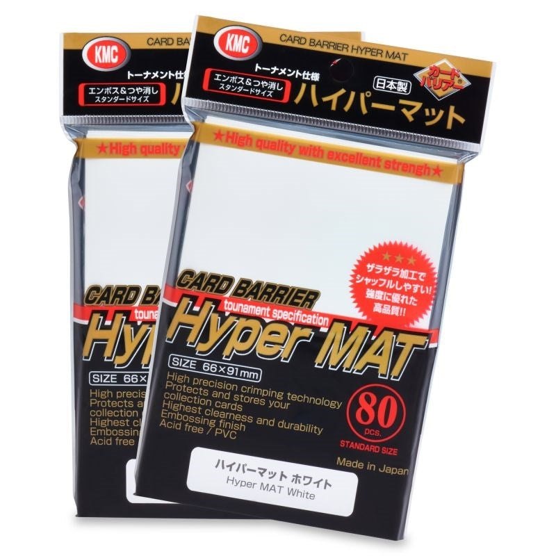 Image for KMC Card Barrier - Hyper Matte - White (80-Pack) - Card Sleeves