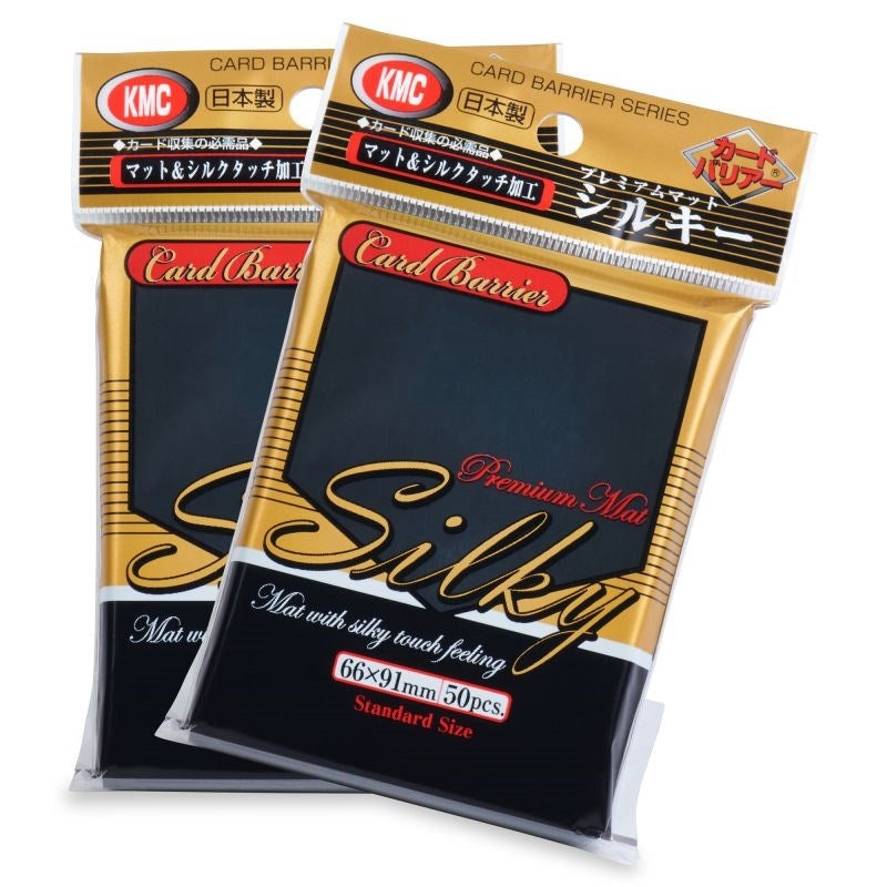 Image for KMC Silky Matte - Black (50-Pack) - Card Sleeves