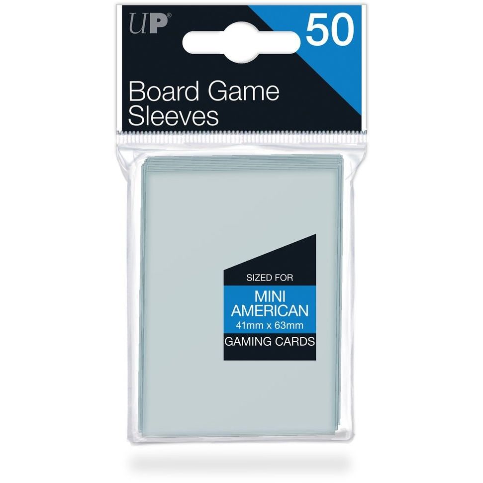 Image for Mini American Board Game Sleeves - 41mm X 63mm (50-Pack) - Card Sleeves