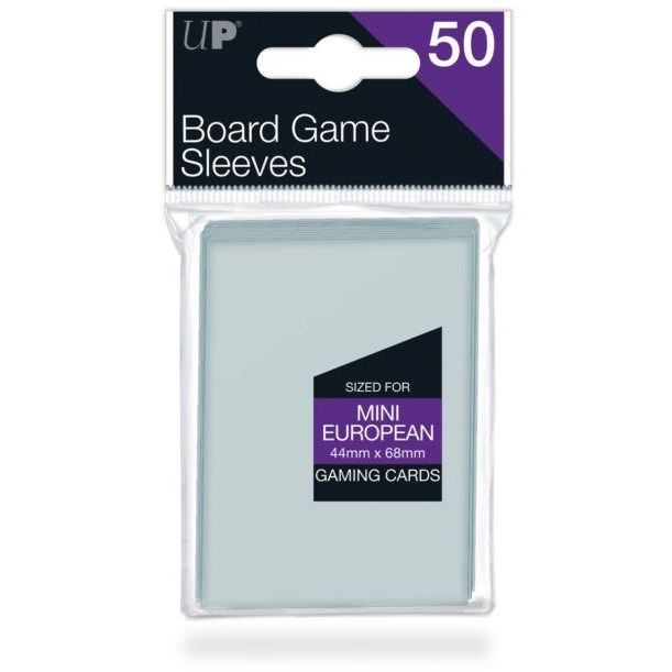 Image for Mini European Board Game Sleeves - 44mm X 68mm (50-Pack) - Card Sleeves