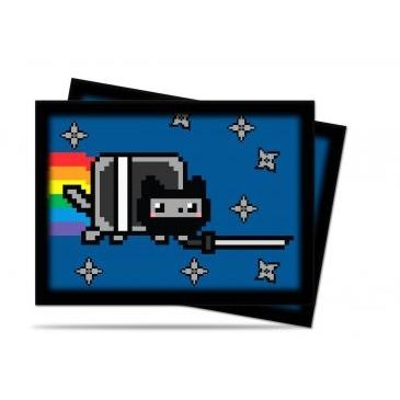 Image for NyaNinja Cat Standard Deck Protectors (50-Pack) - Card Sleeves