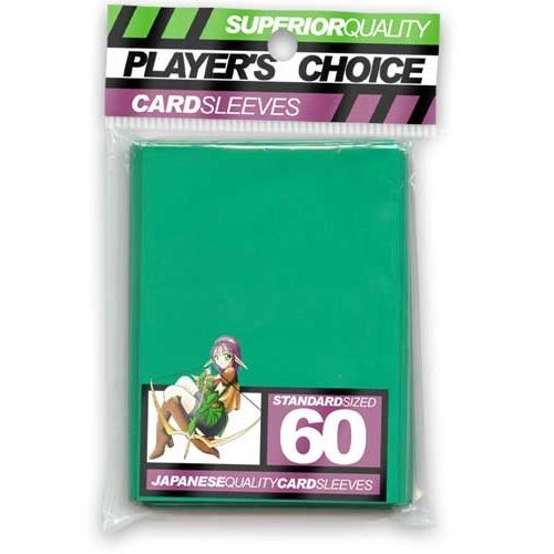 Image for Player's Choice Standard Card Sleeves - Green (60-Pack) - Card Sleeves