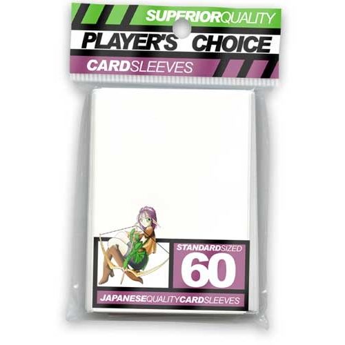 Image for Player's Choice Standard Card Sleeves - White (60-Pack) - Card Sleeves