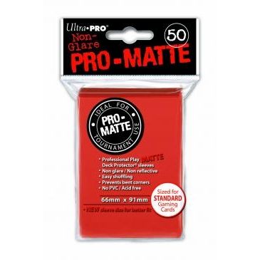 Image for Pro-Matte Standard Deck Protectors - Peach (50-Pack) - Card Sleeves