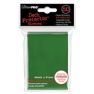 Image for Standard Deck Protectors - Green (50-Pack) - Card Sleeves
