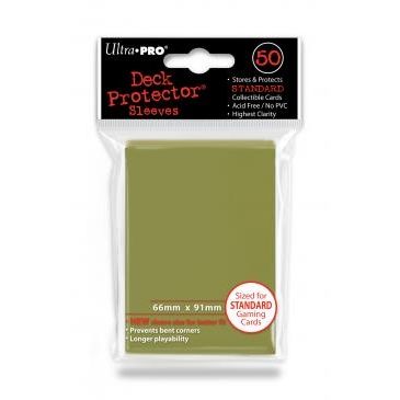 Image for Standard Deck Protectors - Metallic Gold (50-Pack) - Card Sleeves