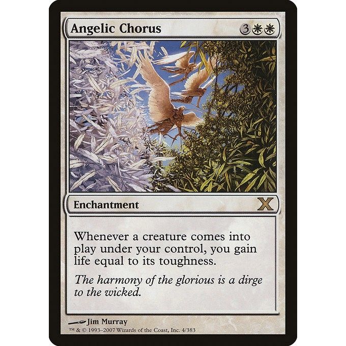 Image for Angelic Chorus (4) (10E) - Magic: The Gathering