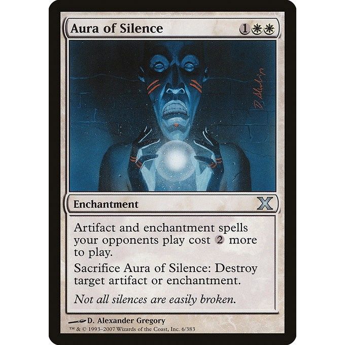 Image for Aura of Silence (6) (10E) - Magic: The Gathering