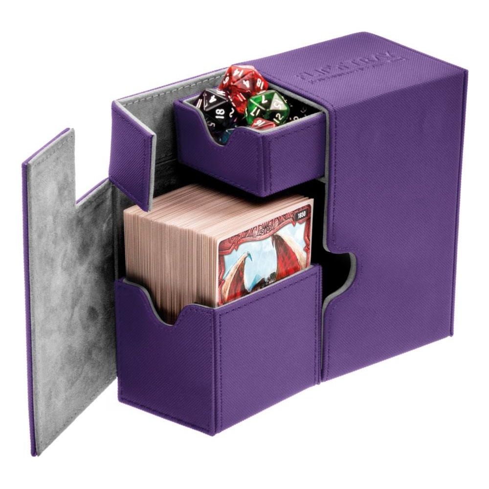 Image for Flip 'n' Tray Deck Case XenoSkin - Purple (Holds 80+) - Deck Boxes