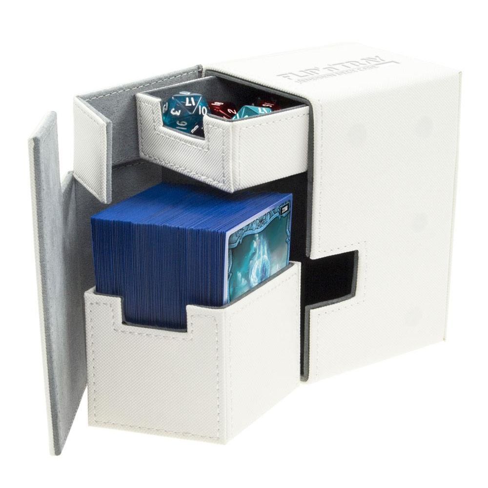 Image for Flip 'n' Tray Deck Case XenoSkin - White (Holds 100+) - Deck Boxes