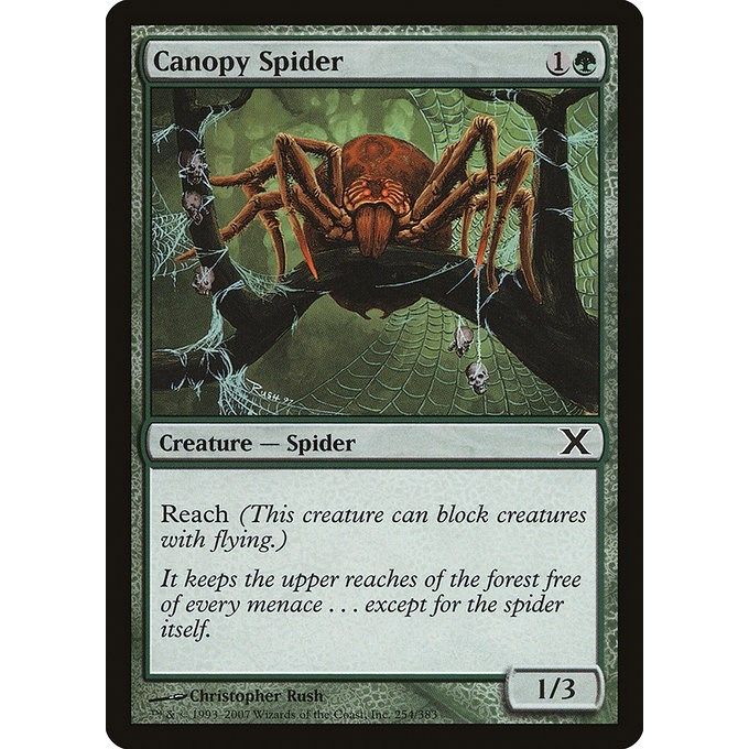 Image for Canopy Spider (254) (10E) - Magic: The Gathering