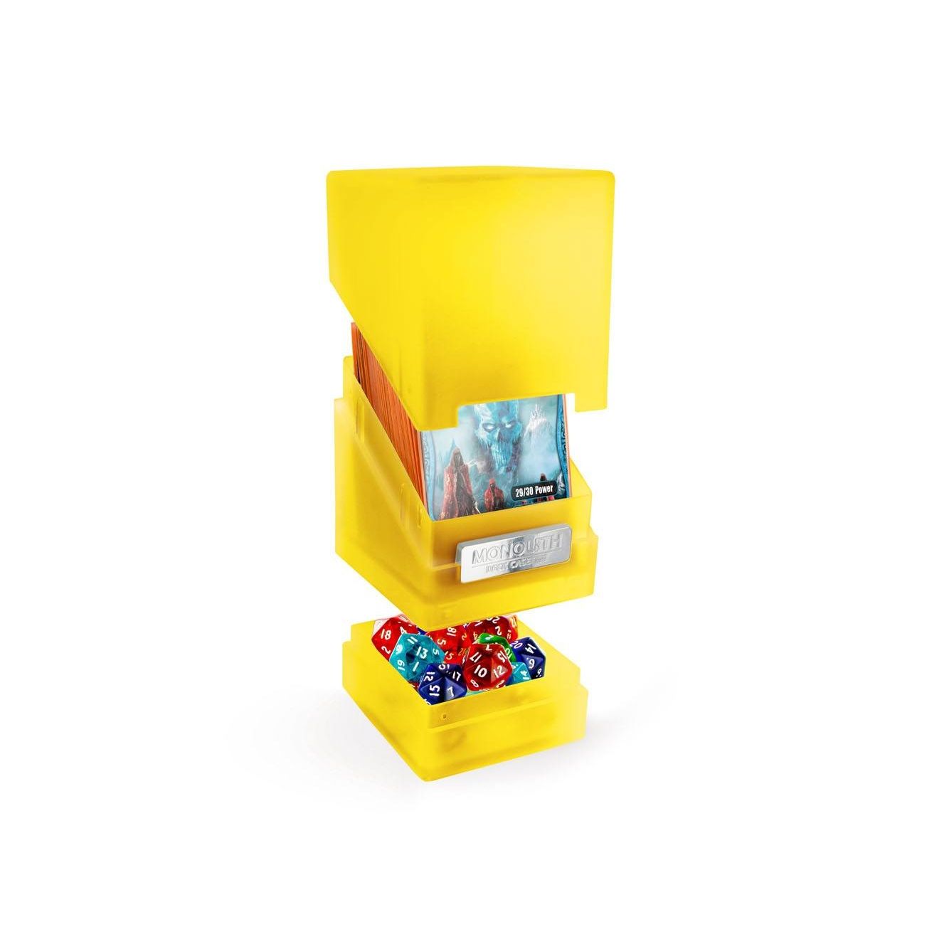 Image for Monolith Deck Case Jewel Edition - Amber (Holds 100+) - Deck Boxes