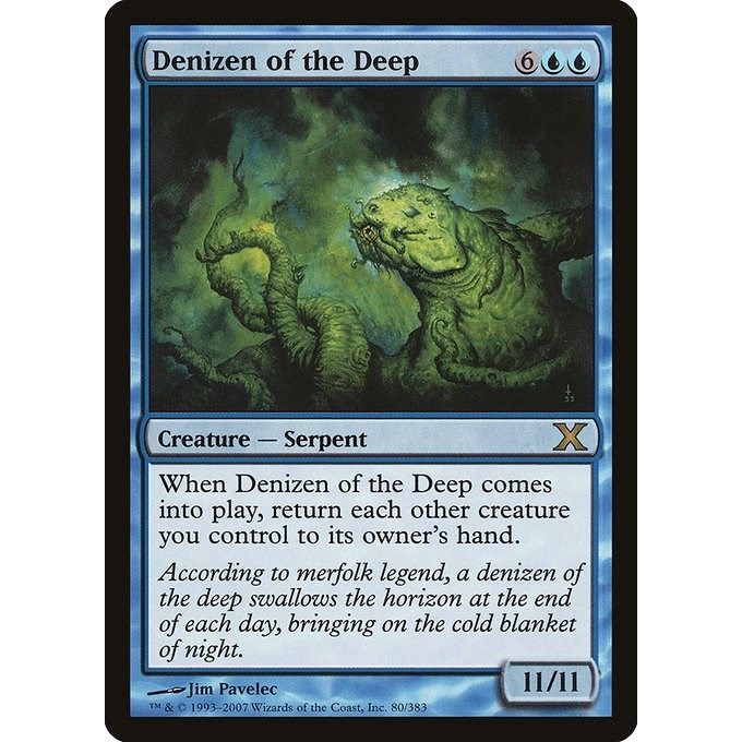 Image for Denizen of the Deep (80) (10E) - Magic: The Gathering