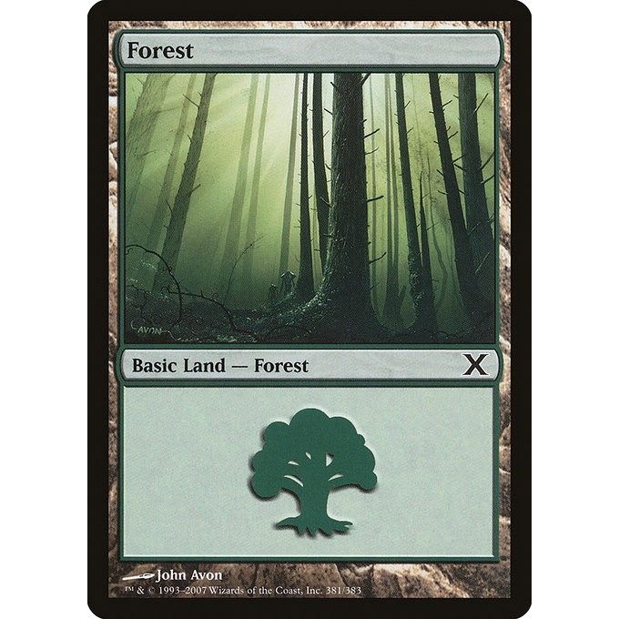 Image for Forest (381) (381) (10E) - Magic: The Gathering