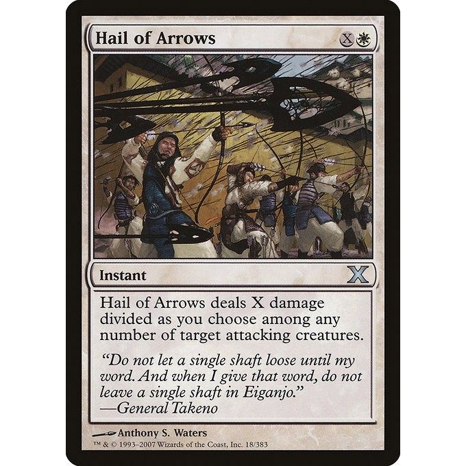 Image for Hail of Arrows (18) (10E) - Magic: The Gathering