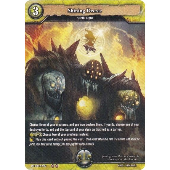 Image for Shining Decree (DB-BT02/022) (BP02) - Dragoborne