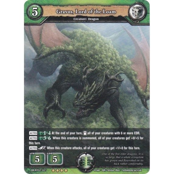Image for Gravos, Lord of the Loam (DB-BT02/025) (BP02) - Dragoborne