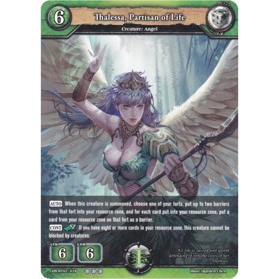 Image for Thalessa, Partisan of Life (DB-BT02/028) (BP02) - Dragoborne