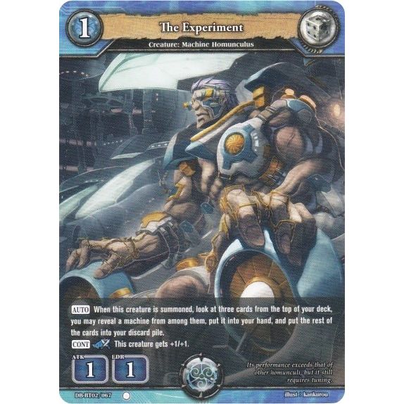 Image for The Experiment (DB-BT02/067) (BP02) - Dragoborne