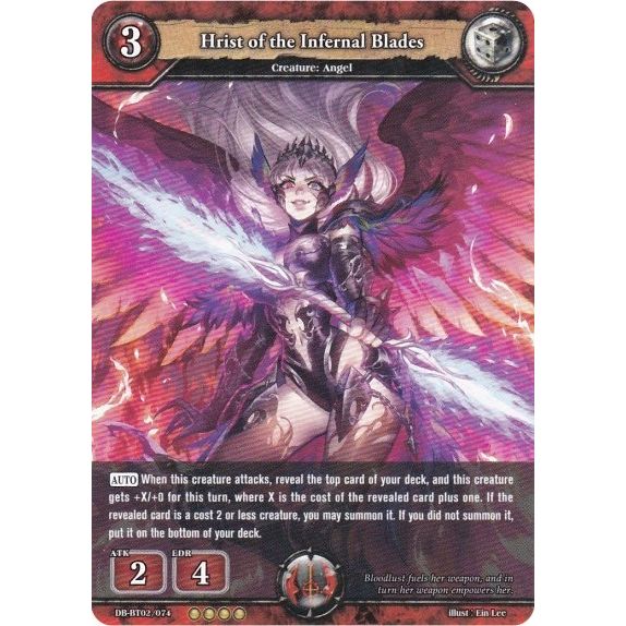 Image for Hrist of the Infernal Blades (DB-BT02/074) (BP02) - Dragoborne