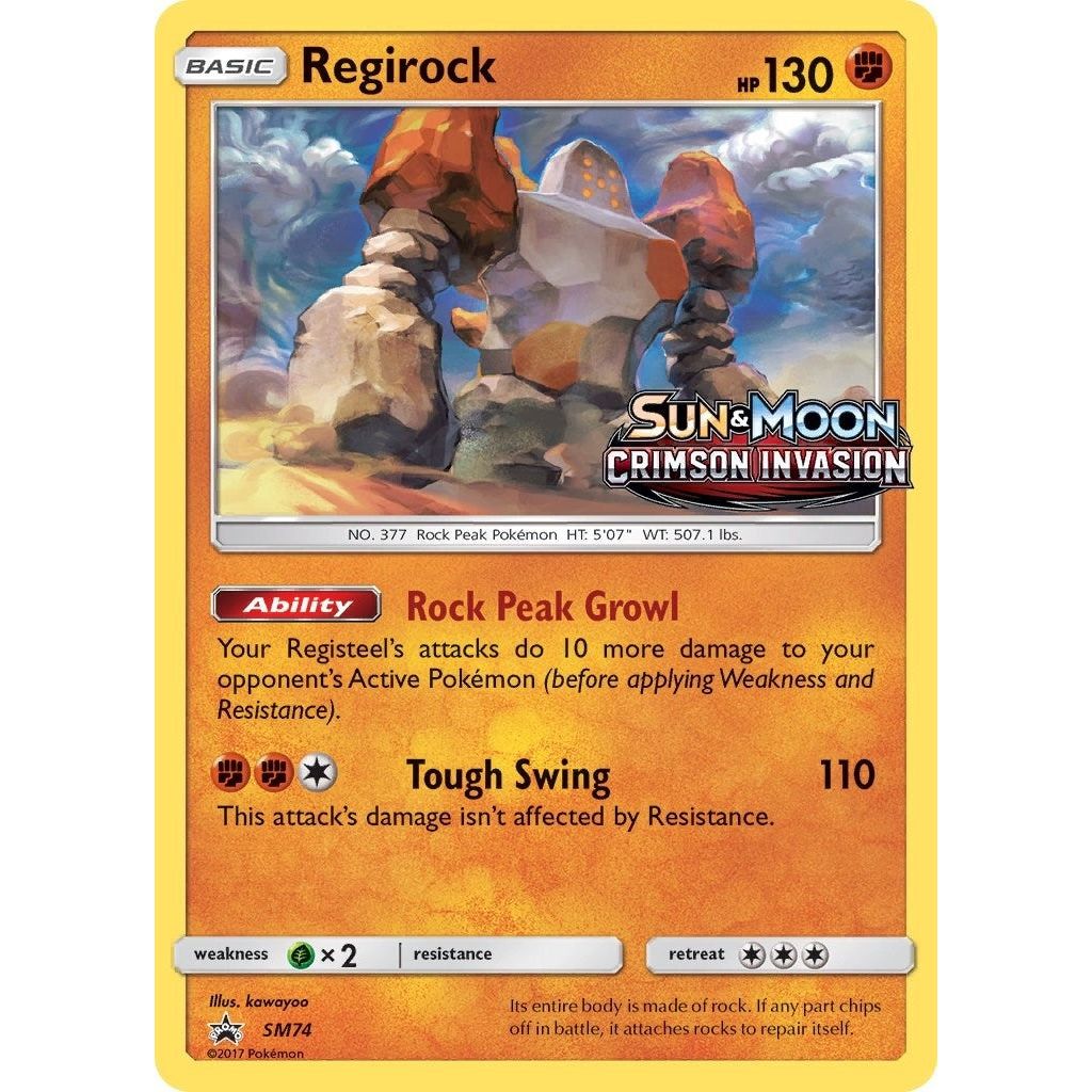 Image for Regirock - SM74 (Prerelease) (SM74) (SMP) - Pokemon