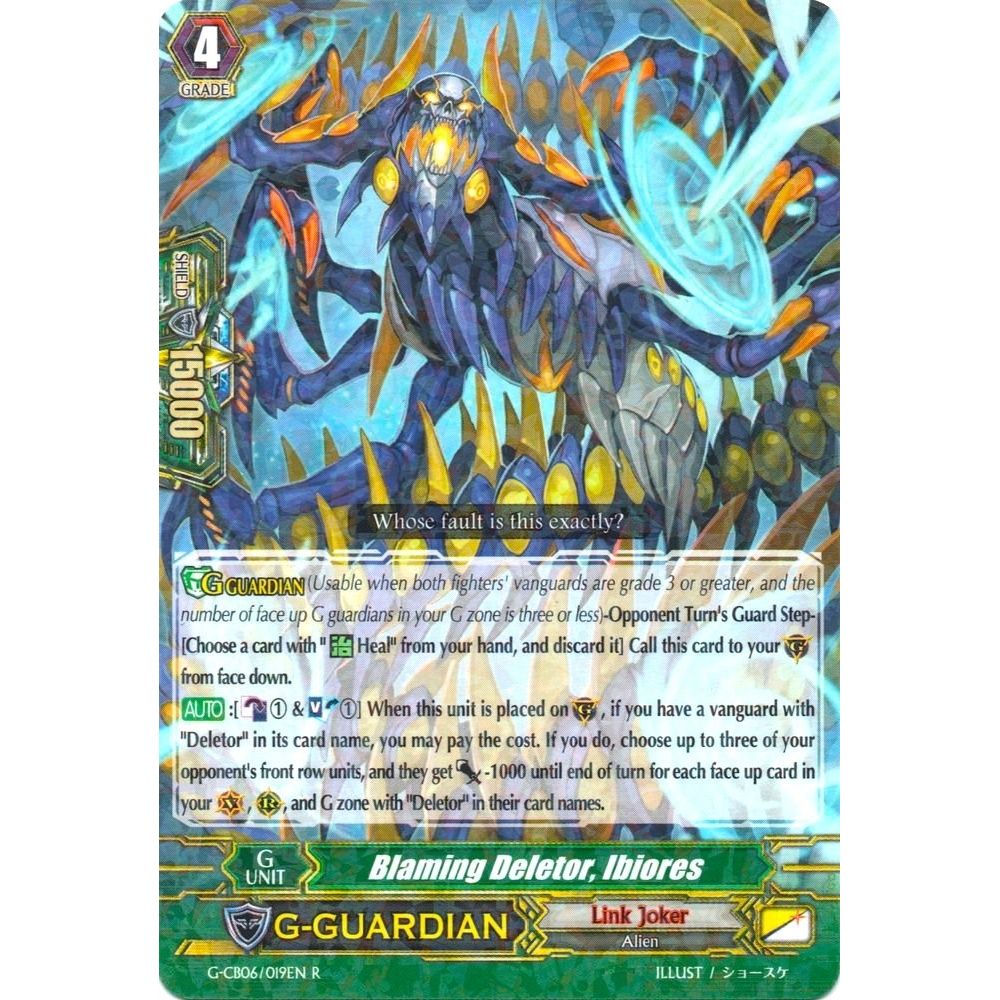 Image for Blaming Deletor, Ibiores (G-CB06/019EN) (G-CB06) - Cardfight Vanguard
