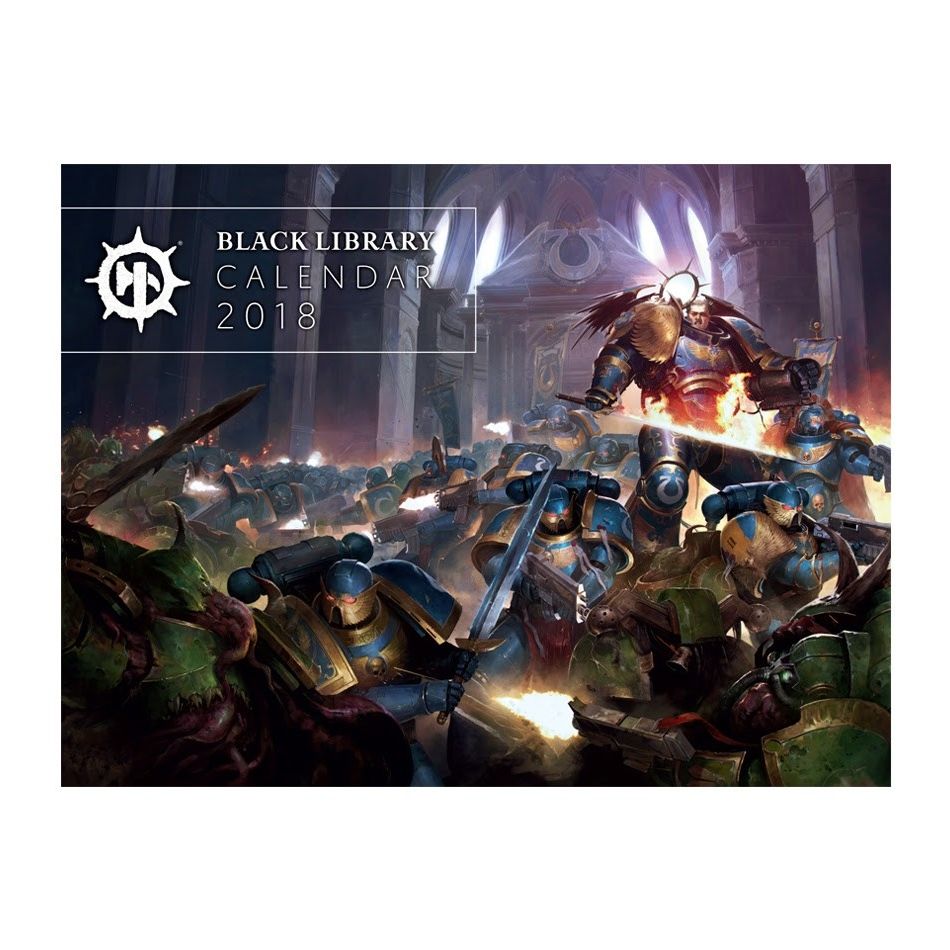 Image for 2018 Black Library Calendar - Warhammer Game Accessories