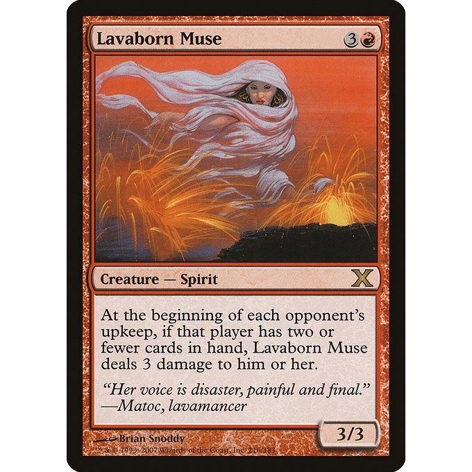 Image for Lavaborn Muse (216) (10E) - Magic: The Gathering