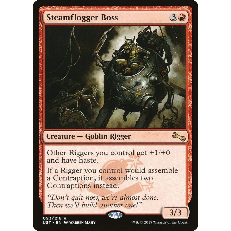 Image for Steamflogger Boss (93) (UST) - Magic: The Gathering