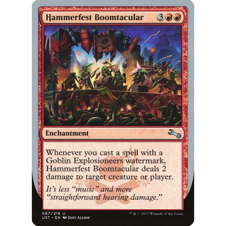 Image for Hammerfest Boomtacular (87) (UST) - Magic: The Gathering