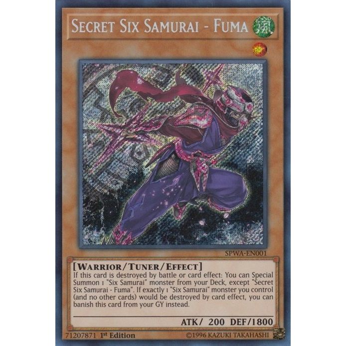 Image for Secret Six Samurai - Fuma (SPWA-EN001) (SPWA) - YuGiOh