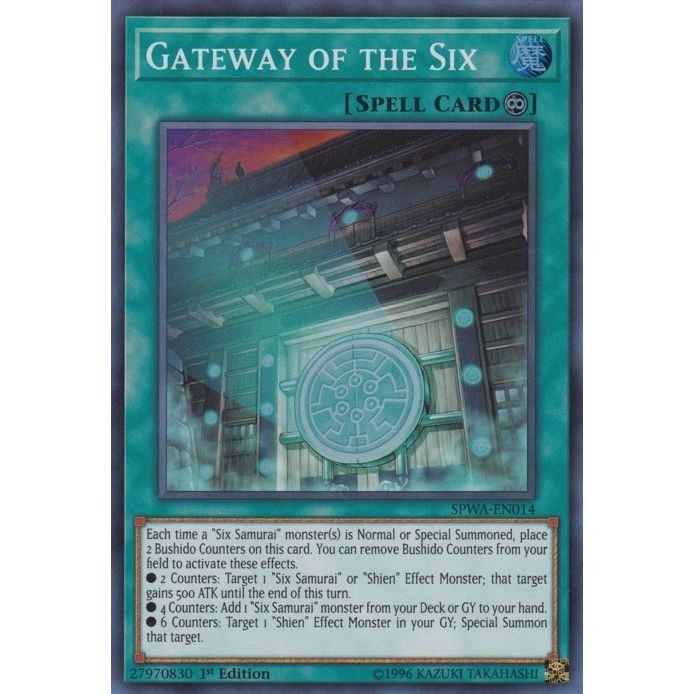 Image for Gateway of the Six (SPWA-EN014) (SPWA) - YuGiOh
