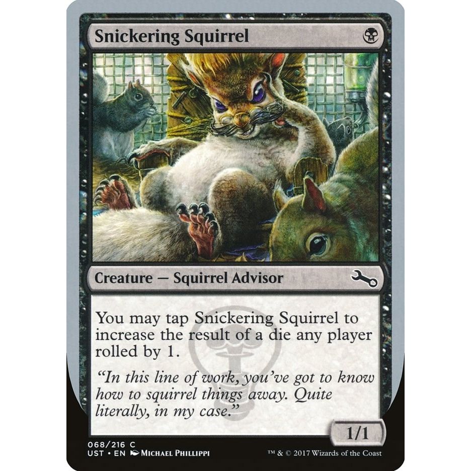 Image for Snickering Squirrel (68) (UST) - Magic: The Gathering