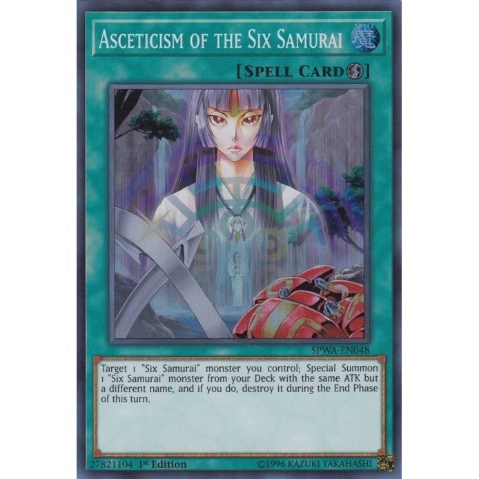 Image for Asceticism of the Six Samurai (SPWA-EN048) (SPWA) - YuGiOh