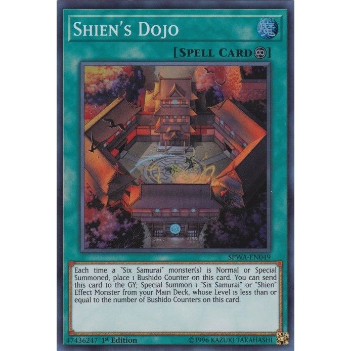 Image for Shien's Dojo (SPWA-EN049) (SPWA) - YuGiOh
